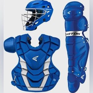 Easton Gametime Elite Men’s Catcher's Gear Set - Royal/Black/Navy - Intermediate